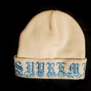 Supreme rhinestone beanie